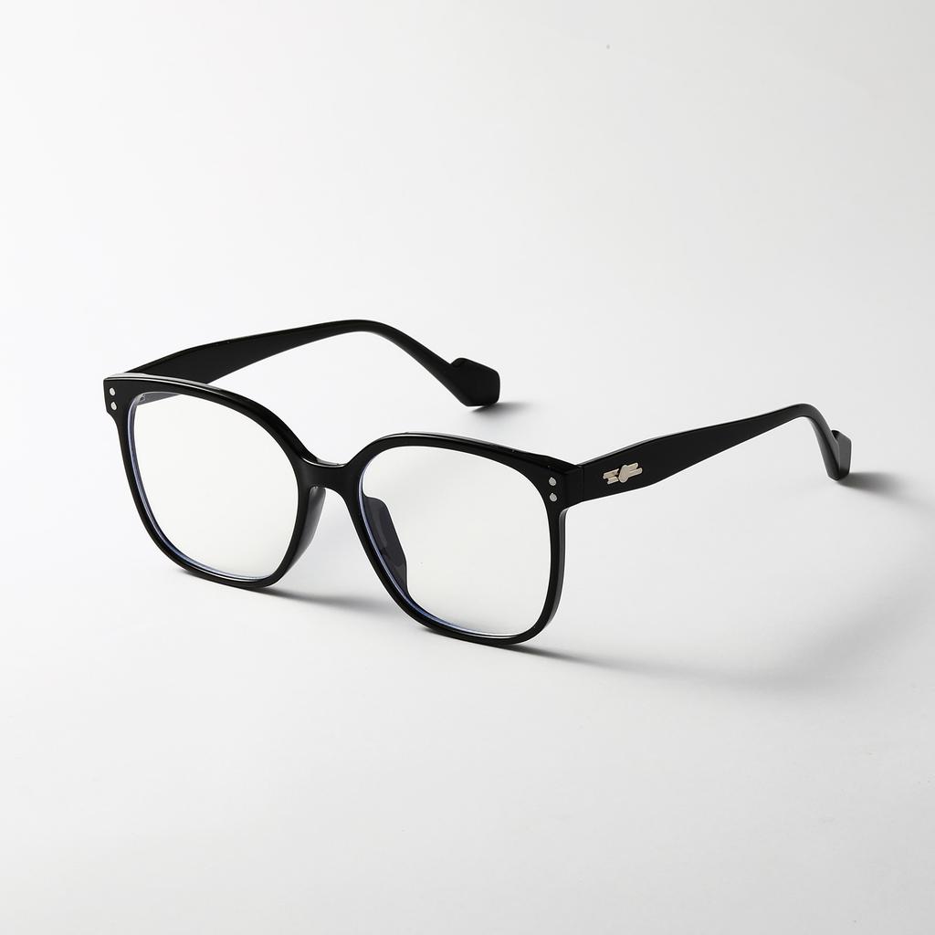 Square Glasses Female Transparent Frame Covering Face Thin Face Plain Mirror Frame