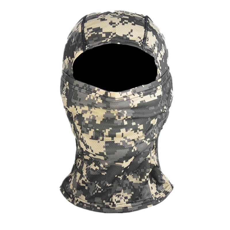 Multicam Camouflage Balaclava Fishing Full Face Scarf Mask Hiking Cycling Hunting Fising Mask Army Bike Military Head Cover Tactical Airsoft Cap Men