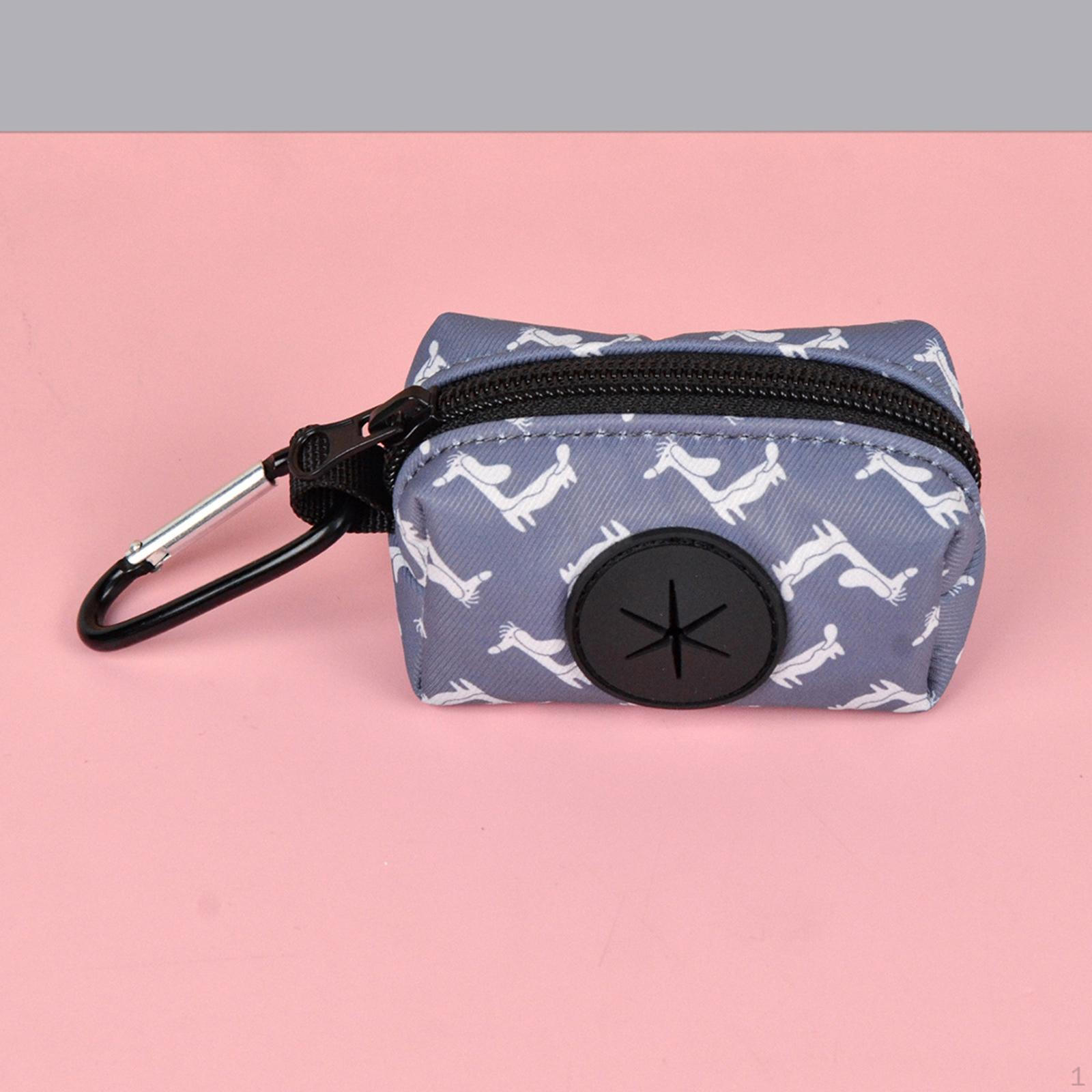 

Dog Poop Bag Holder Waste for Leash Accessory Lightweight Pickup Grey