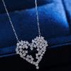 Elegant Heart Necklace - Versatile Clavicle Chain for Women, Internet Celebrity Style, Perfect Best Friend Gift.