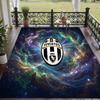 Soft Floor Carpet Juventus FC Pattern Area Rug Decorative Mat For Home Room Decoration