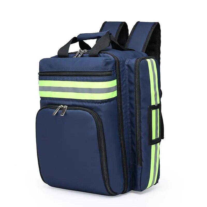 First Aid Medical Bag Outdoor Emergency Rescue Large Sorted Storage Bag Multi-pocket Waist Bag Camping Survival Trauma Backpack