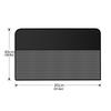 Magnetic Car Sun Shade Curtain Dual- layer Mesh Window Shade Sun Protection Heat Blocking