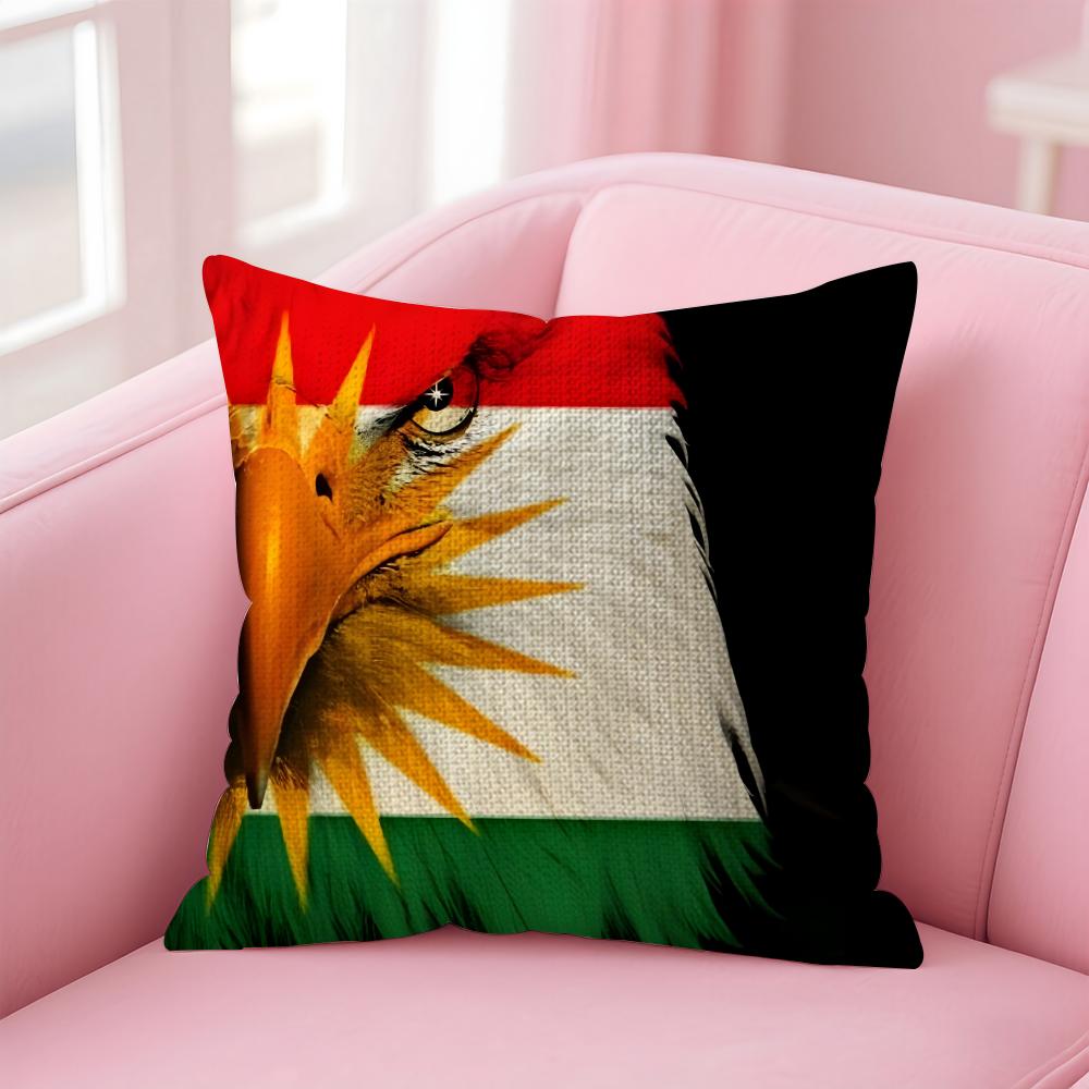 

Kurdistan Hot Cushion Cover Natural Linen Pillow Case DoubleSided Print Decorative Sofa Pillowcase Home Decor Gift 30x30cm