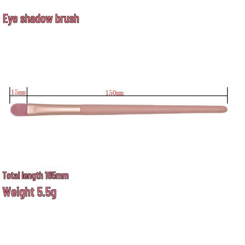 8/12-Piece Pink Makeup Brush Set for Beginners: Includes Soft Bristle Powder, Eyeshadow, and Angled Eyeliner Brushes.