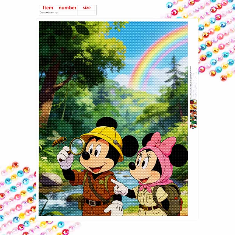 Disney DIY Diamond Painting 5d Full Diamond Cartoon Cross Stitch Diamond Living Room Bedroom Decorative Painting