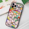 Pink Cartoon Funny big eyes ketnipz For iPhone 17 air 16 15 14 13 12 11 Pro Black Soft Cover Phone Case