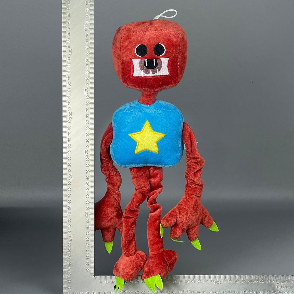 Cartoon Boxy Boo Scary Game Peripheral Doll Red Robot Filled Plush Toy Holiday Gift Collection