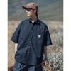 2024 Stylish Loose Workwear Half-Sleeve Retro Shirt - Japanese & Hong Kong Trend