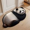 Non-Slip Home Decor Carpet 2D Cartoon Carpet Cute Panda-Shaped Area Rug  Bedrooms