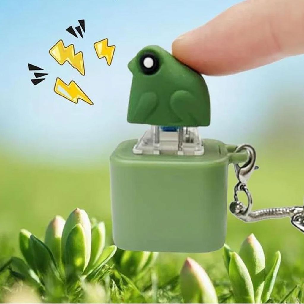 Kinder Druckspielzeug Schlüsselanhänger Blinkende Lichter Geräuschaktiviert Niedliche Tierdesigns Anhänger für Rucksack Zubehör