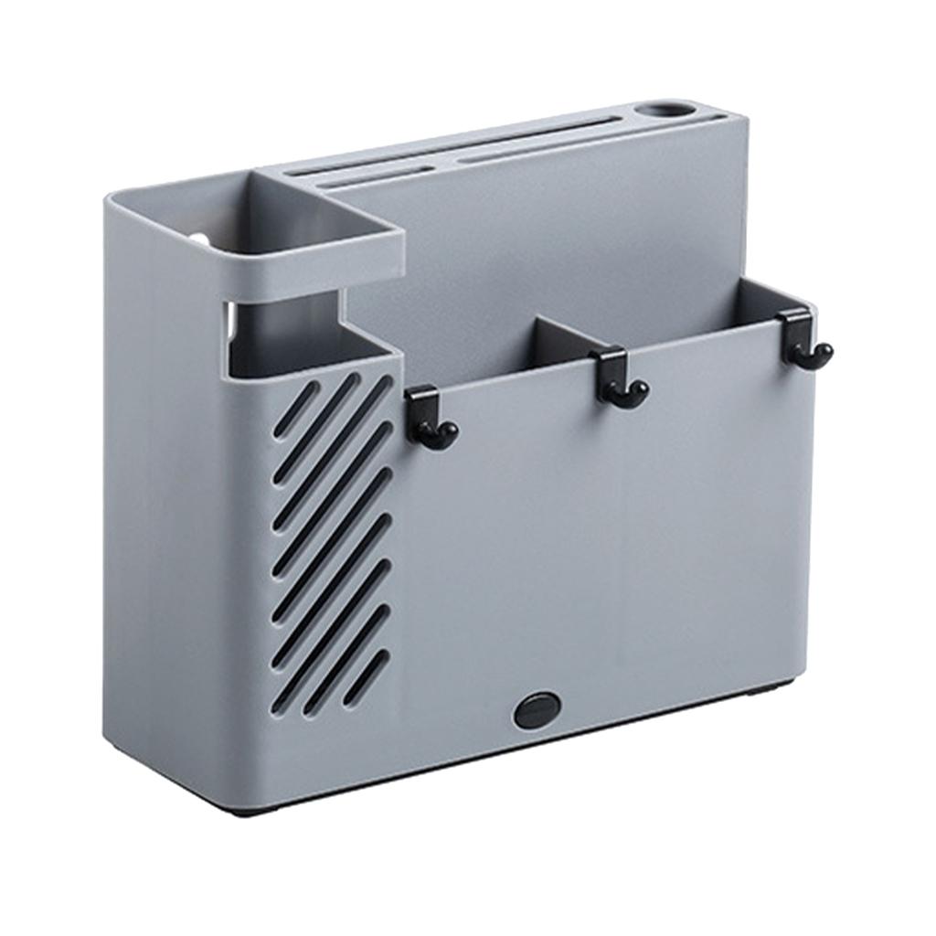Knife Utensil Storage Rack Multifunctional Space Saving Plastic Punch Fre Wall Mounted Knife