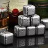 12/6/4/1/pcs Stainless Steel Ice Cubes Set Reusable Chilling Stones for Whiskey Wine Wine Cooling Cube Chilling Rock Party Bar Tool