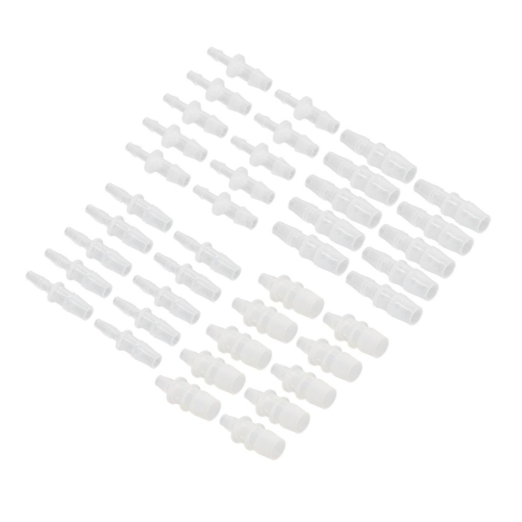 Aquarium Air Pump Adapter Scratch Resistance Wear Resistant PP Hose Barb Reducer Fitting Pure Texture for Silicone Tube