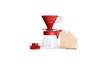 Coffee Server V60 02 Set Coffee Drip for 1-4 Cups Red VCSD-02R