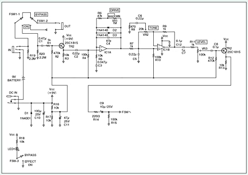 Interpreting Sound Through Circuit Diagrams! A Book Revealing the Secrets of Guitar Effects and Amplifiers (Rittor Music)