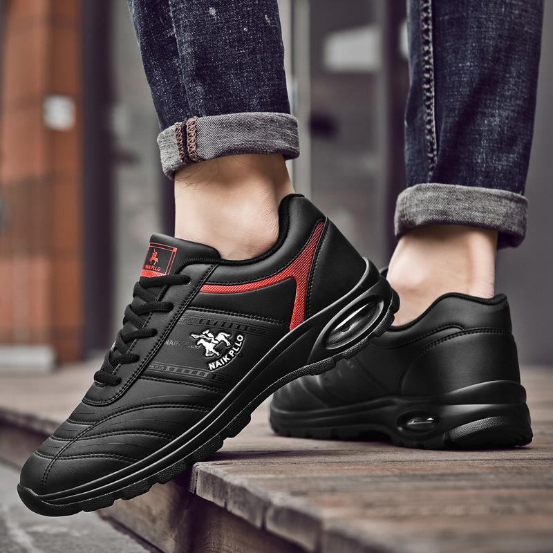 Spring And Autumn Men'S Sports Shoes Board Shoes Cushion Running Shoes Casual Travel Shoes White Shoes Student Cushion Shoes