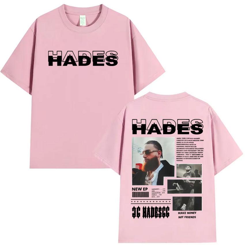 Hades66 New Album Hip Hop Rapper TShirts Y2K High Quality 2025 Cotton Pop Tee Shirt Mens Short Sleeve Casual Clothes Streetwear