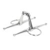 135mm Horse Mouth Bit Stainless Steel Horse Cheek Snaffle for Cultivation Outdoor Gift