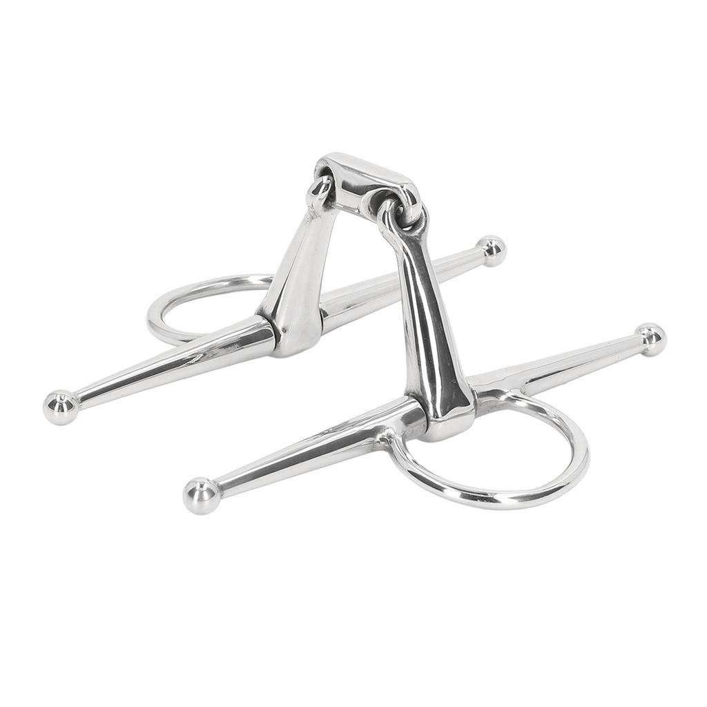 135mm Horse Mouth Bit Stainless Steel Horse Cheek Snaffle for Cultivation Outdoor Gift