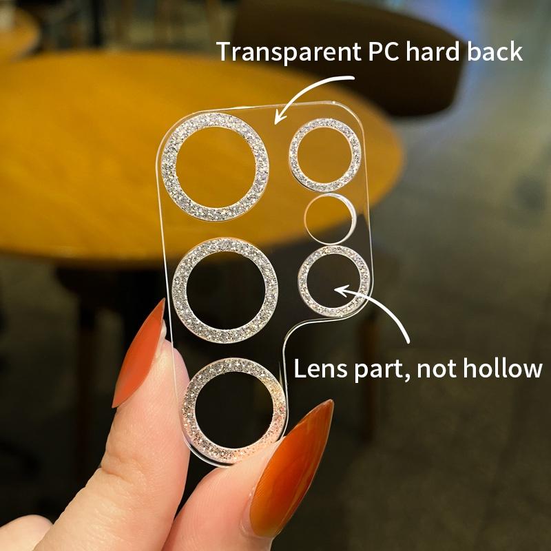 Samsung Galaxy S22 S23 S24 Plus / S22 S23 S24 Ultra Bling Ochranný prstenec objektivu fotoaparátu Tvrzené sklo