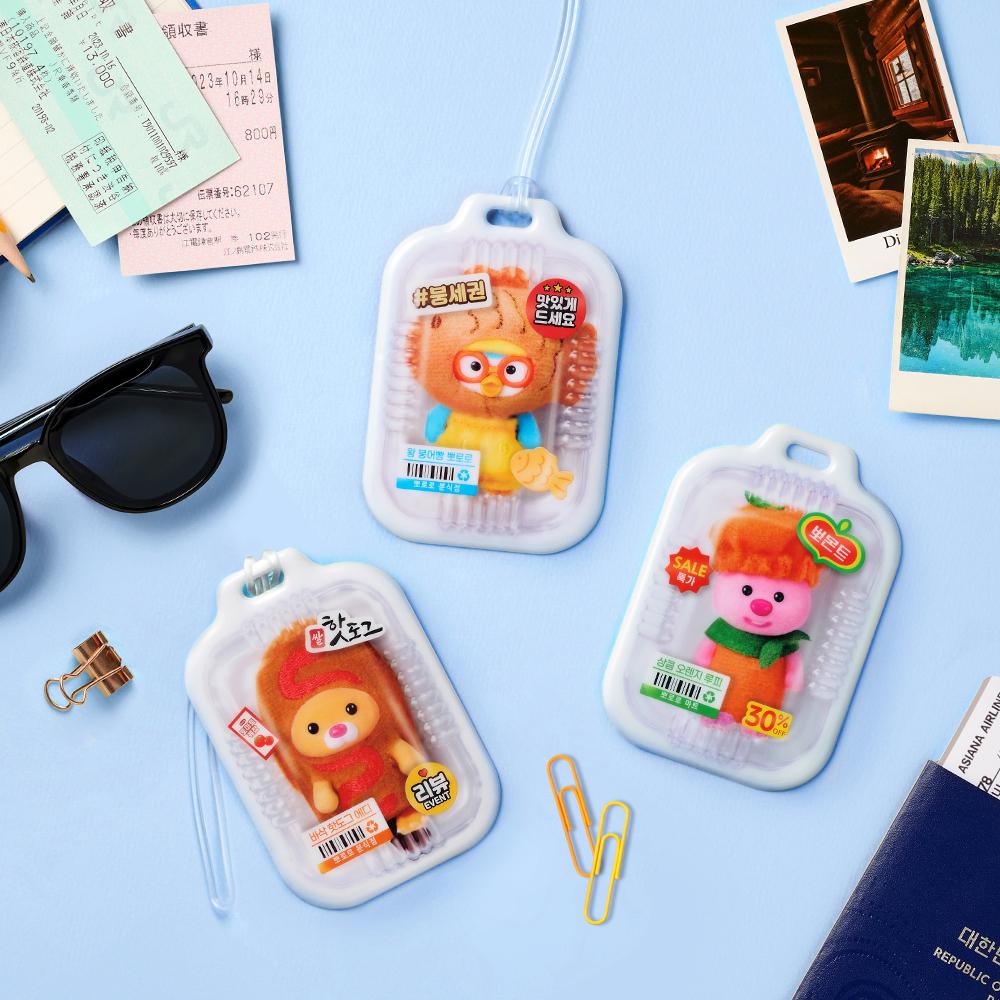 

[pororomall] Pororo Sweet Food Collection Luggage Tag (3 Designs) Eddy