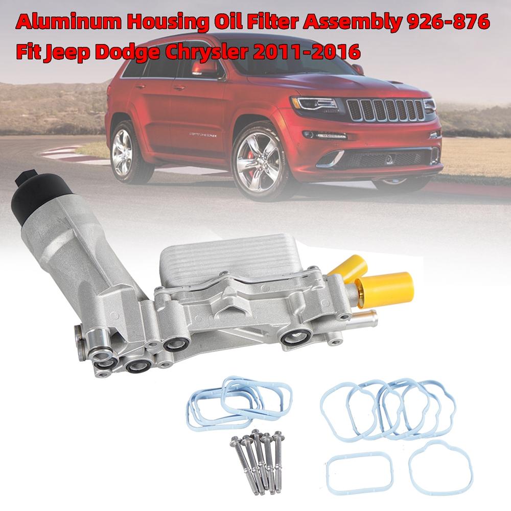 Aluminum Housing Oil Filter Assembly 926-876 Fit Jeep Dodge Chrysler 2011-2016
