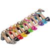 Sandales à talons hauts pour femmes été nouvelle collection sandales à plateforme à bout ouvert grande taille