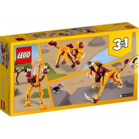 LEGO Creator Wild Lion 31112 Toy Blocks Gift Animal for Boys and Girls Ages 7 and Up
