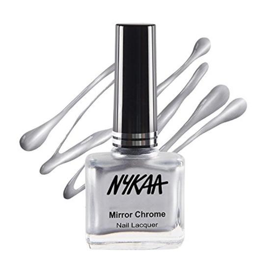 

Лак для ногтей Nykaa Mirror Chrome - Расплавленное серебро (Оттенок №163)(9 мл)