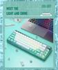 AULA Wolf Spider F68 Transparent Bluetooth Wireless Mechanical Keyboard, Three-Mode, Hot-Swappable Ice Soul Switches