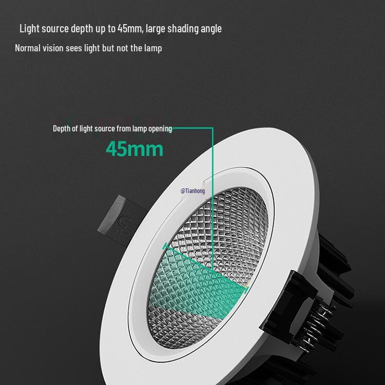 Deckeneinbaustrahler für Zuhause und Geschäft - 57° Spotlight Bullseye