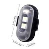 Luz LED Sem Fio para Carro Multicor com Controle Remoto - À Prova d'Água, Mini, para Decoração de Avião e Carro
