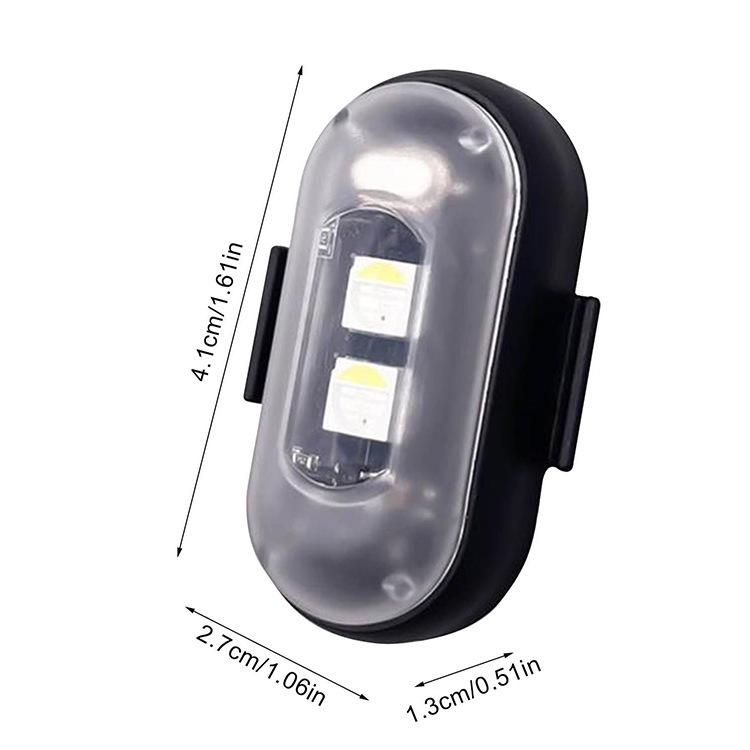 Luz LED Sem Fio para Carro Multicor com Controle Remoto - À Prova d'Água, Mini, para Decoração de Avião e Carro