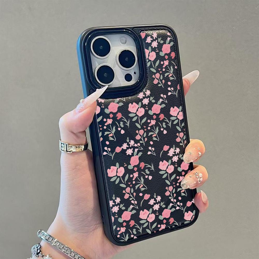 Blue Premium Flower Phone Case For IPhone 17 17Air 16 15 Case For IPhone 11 13 12 14 Pro Max 16 15 14 Plus Cover Case Funda