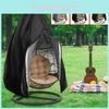 Uv Resistant Egg Chair Cover For Outdoor Rattan Furniture With Drawstring Closure