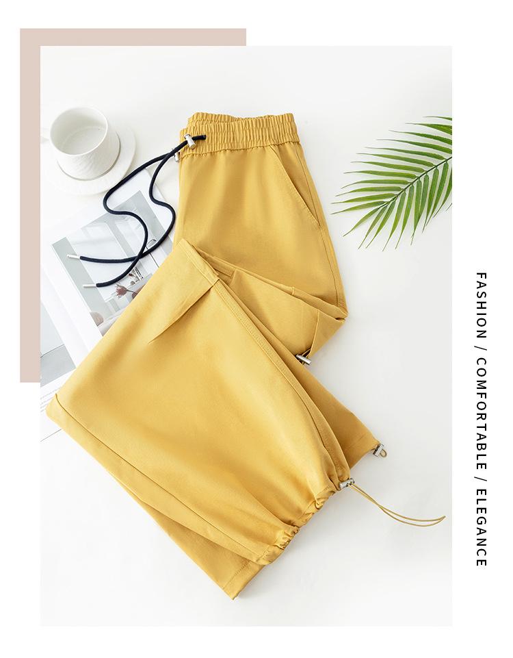 Women's High Waist Waterproof Wide Leg Trousers - Warm, Windproof, Quick-Dry Softshell for Autumn Cycling and Casual Wear