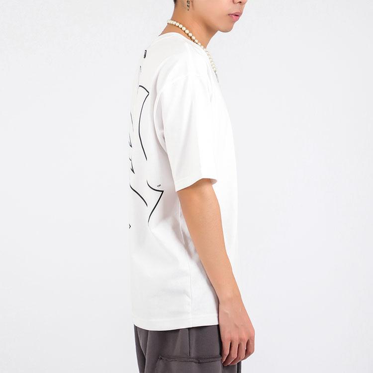 New MLB Drop Shoulder Sleeve T Shirt Unisex White 31TS33131-50W