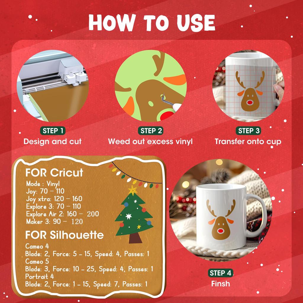 JAVIGA Lesklá červená Řezání Přibližně 30 cm x Vodotěsná a pro Ventilátor Kompatibilní se Vším Řezáním Pro Vnitřní i Venkovní Použití List, 180 cm, Odolný proti Povětrnostním Vlivům,