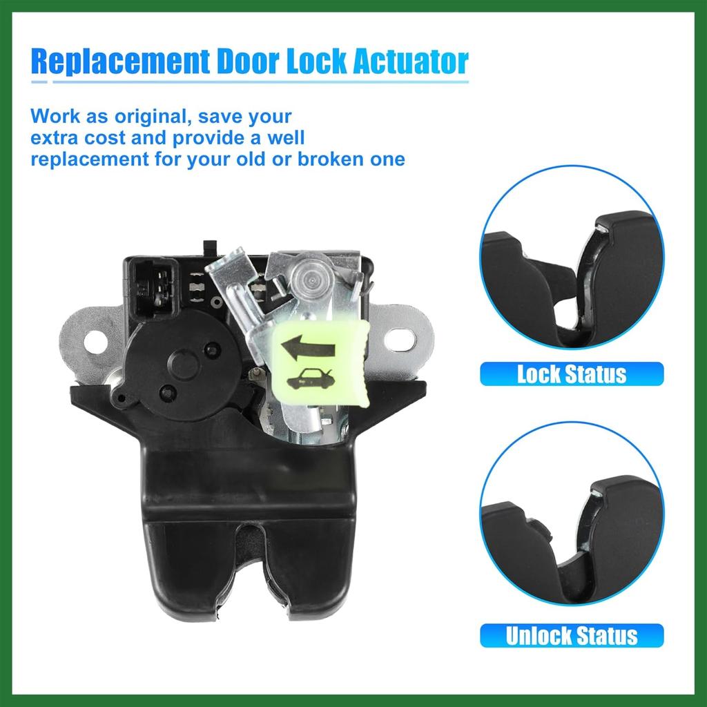 Motoforti Trunk Latch Lock Actuator 81230-C1500 for Hyundai Sonata 2018-2019 Sedan Tailgate Door Latch Lock Actuator Motor Rear Trunk Lid Lock Latch