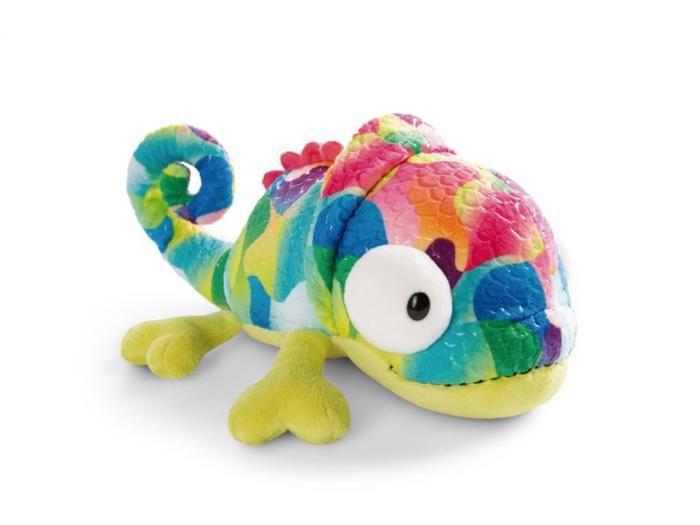 Jouet en peluche - candymon - chameleon - 25 cm - vert - mixte