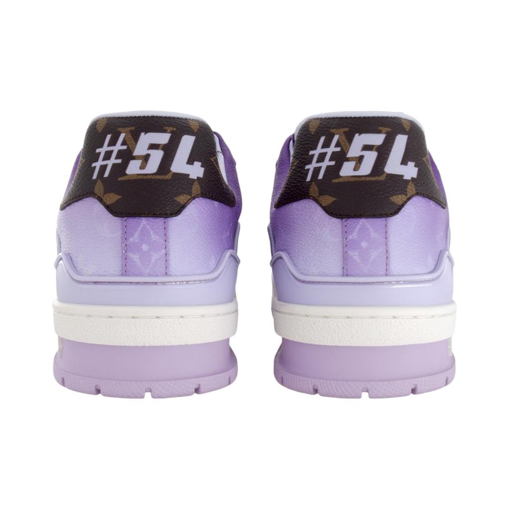 Louis Vuitton Trainer Cow Leather Low Top Skateboard Shoes Unisex Purple 1AJV97