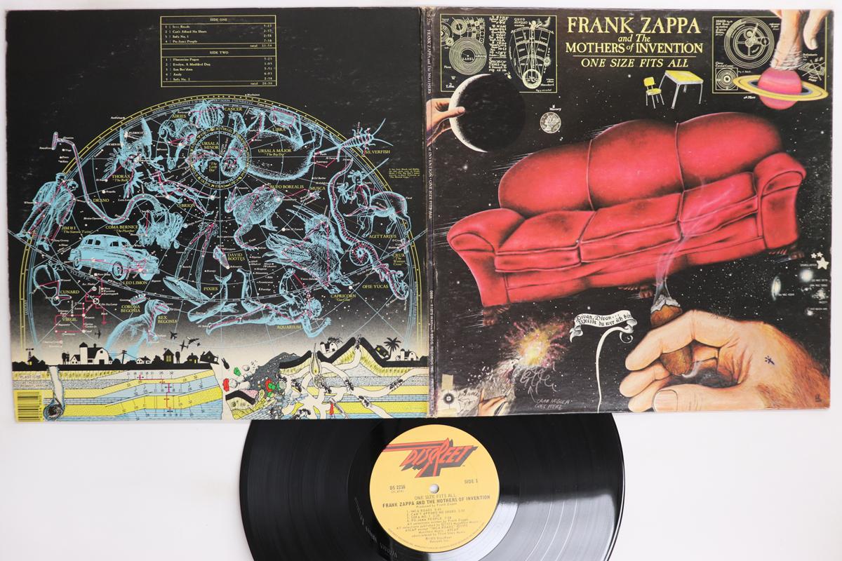 

LP Record FRANK ZAPPA MOTHERS OF INVENTION One Size Fits All DS2216 DISCREET 1975 US Rock Used