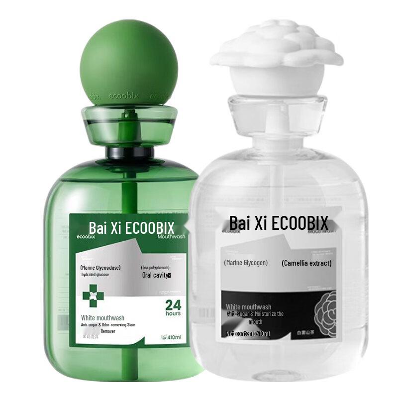 Bai Xi Fresh Breath Mouthwash (Longjing & Camellia, 2-Pack)