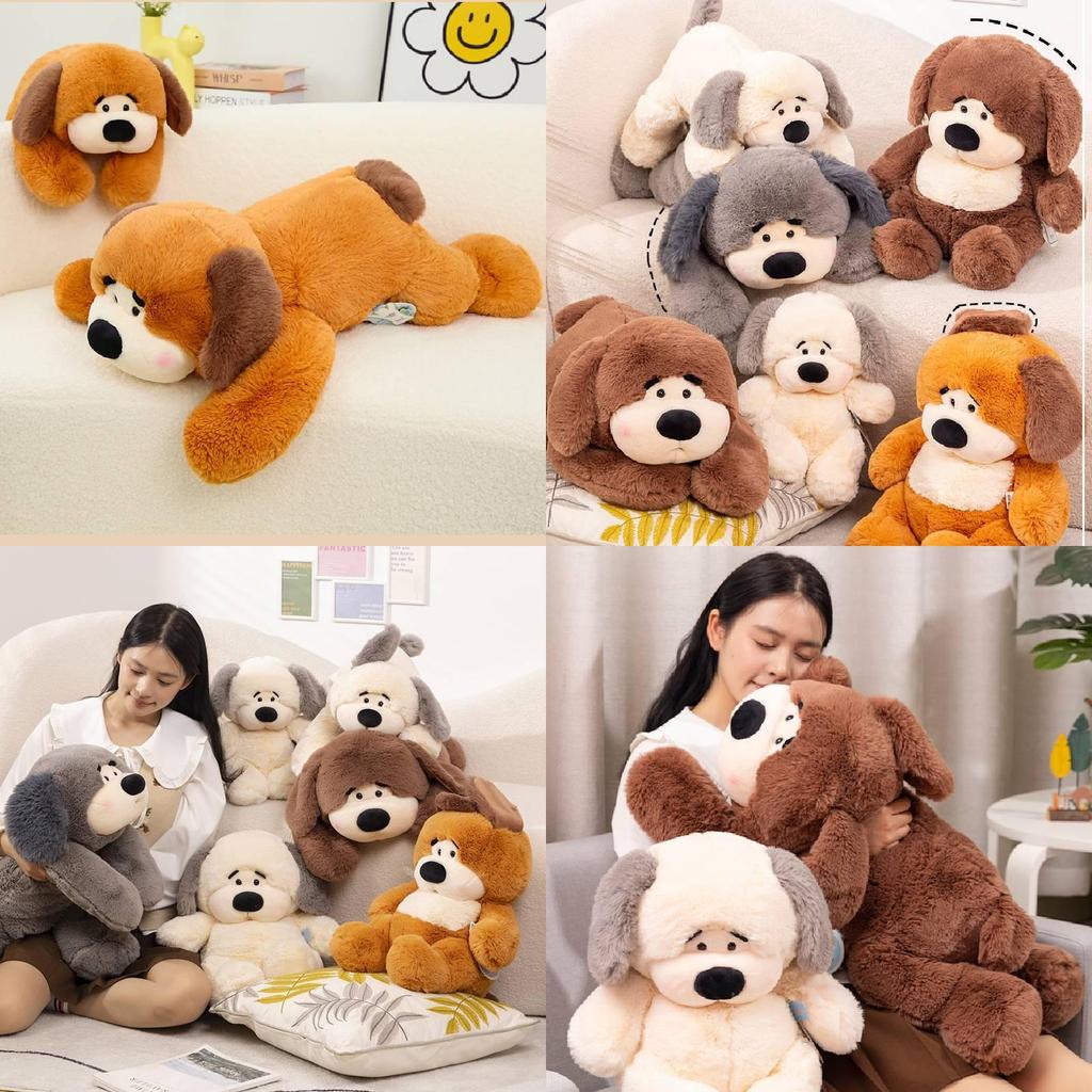 Adorable Qiset Du Du Plush Dog Toy Soft Cute Pug Pillow For Kids Birthday Gift