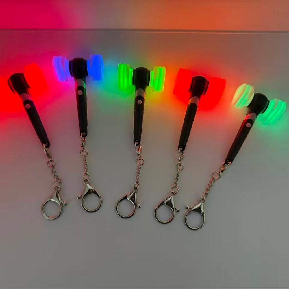 5 Colors Mini Kpop Light Stick Creative Hammer Fans Stick Collections Gifts Decoration