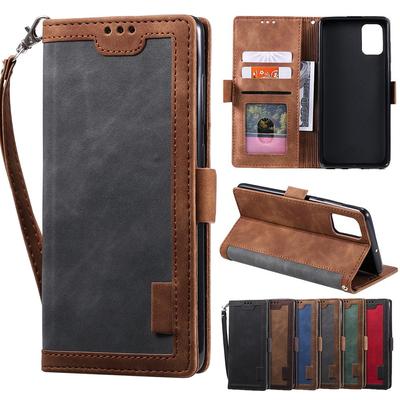 Retro Splicing Card Slots Flip Wallet Leather Case for Samsung S23 S22 S21 S20 Ultra Plus S21 S20FE A13 A53 A54 /iPhone 15 14 Plus 13 12Pro Max XS Max