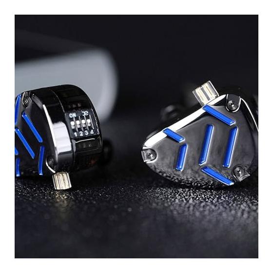 KZ ZAT 8BA+1DD Hybrid Tuning Adjustable Dual Driver Earbuds Its strength challenges all flagship products in the HIFI industry Re-cable design 3D