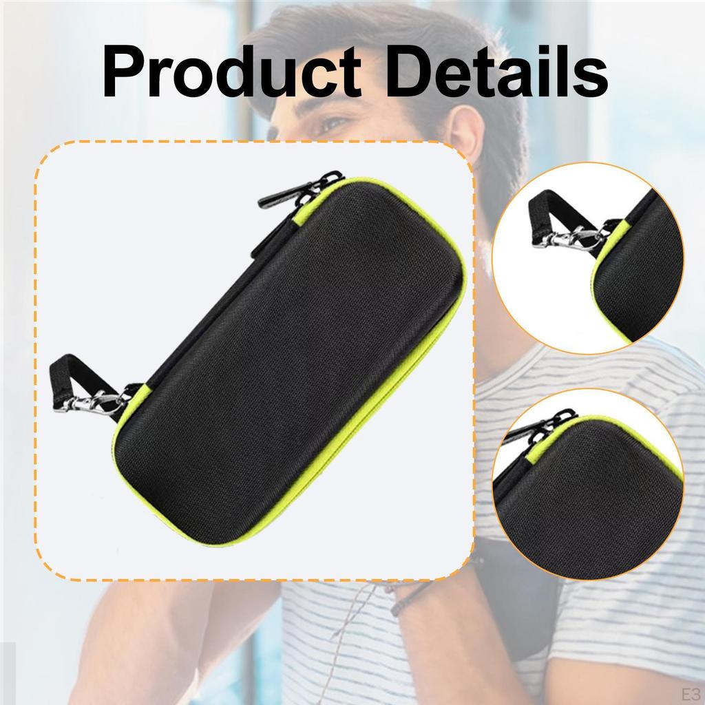 Electric Shave Tool Hard Case Organizer Shell Travel Bag EVA Zipper Closure Suitable for