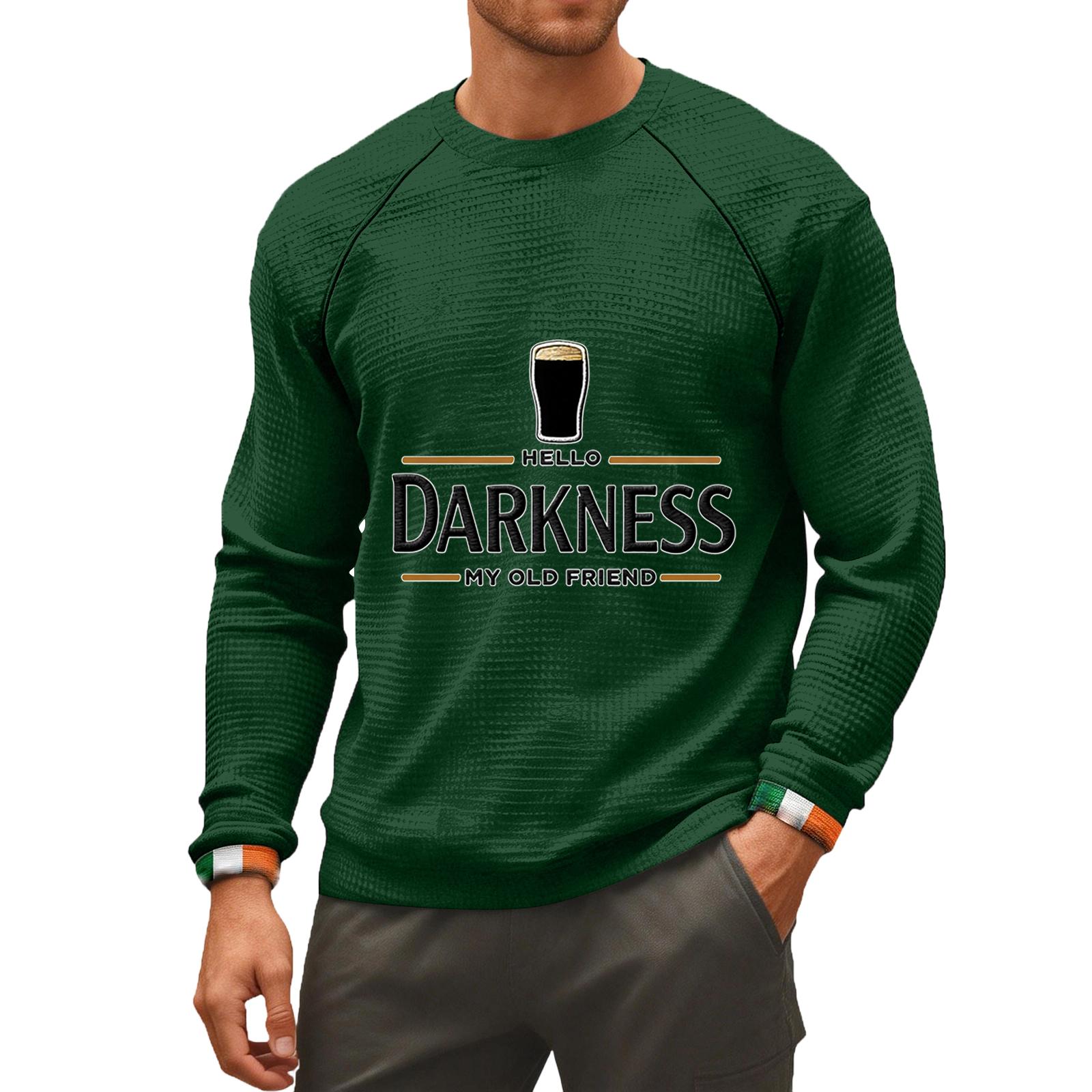 

Men s Darkness My Old Friend T-Shirt Irish Beer Shirt Ireland Tee XXXL